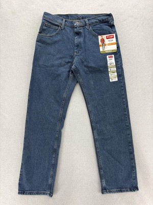 Wrangler Five Star Premium Jeans Mens 32x30 Blue Medium Wash Regular Fit Flex