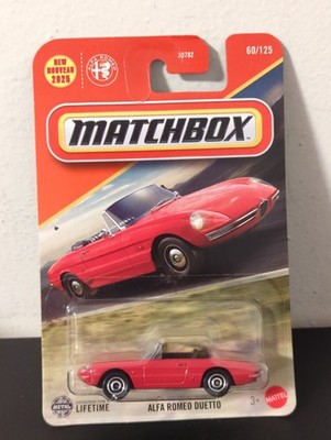 2025 Matchbox 60/125 '67 Alfa Romeo Duetto Red New Model 