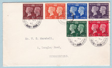 Great Britain 1940 Centenary Issue SG 479-484 on FDC Huddersfield Cat £55