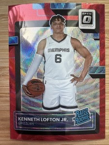 Kenneth Lofton Jr. 2022-23 Panini Donruss Optic Rated Rookie Red Wave 202