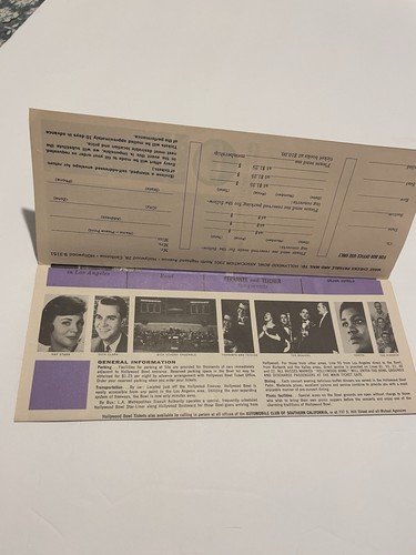 1961 World Famous Hollywood Bowl 40th Season Brochure Concerts & Music Stars - Bild 3 von 10