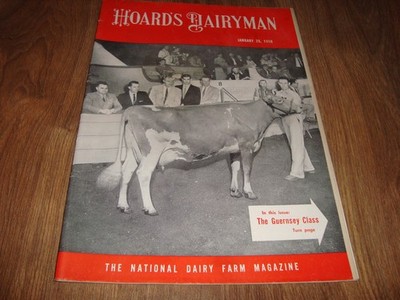 Vintage Hoard's Dairyman Magazine January 25, 1958