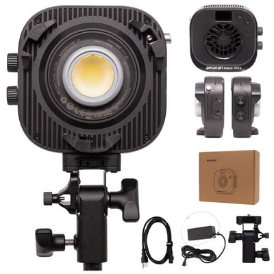 Amaran Halo 100x BiColor LED Video Light 100W Studio 2700-6500K Continuous Light