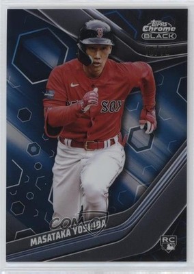2023 Topps Chrome Black Blue Refractor 10/75 Masataka Yoshida #11 Rookie RC 0fo5