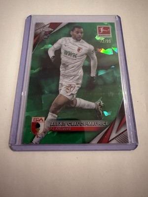 24/25 Topps Chrome Sapphire Bundesliga Green /99 #5 Alexis Claude-Maurice RC