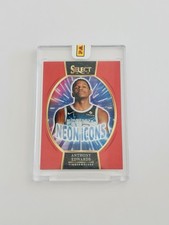 Anthony Edwards Encased Display Card Timberwolves Gift Collectible