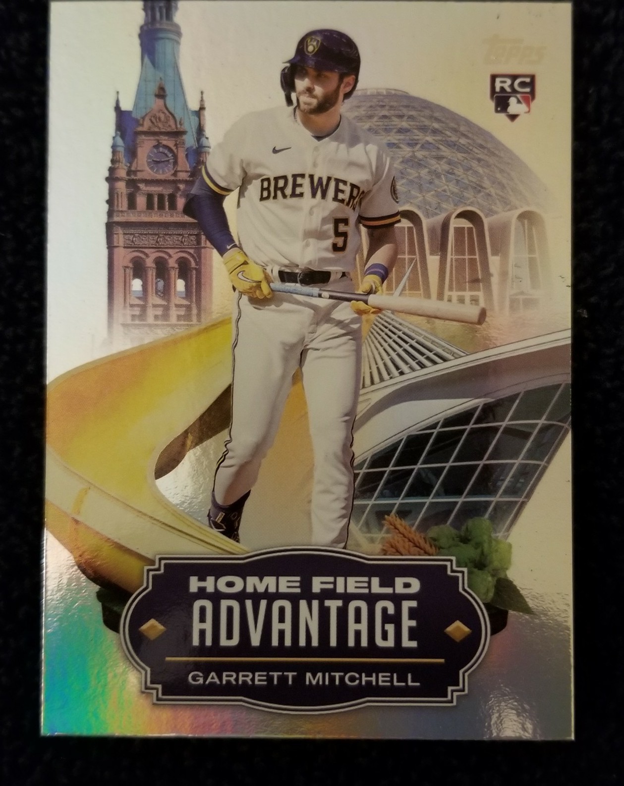 2023 Topps Update  Home Field Advantage Garrett Mitchell #HA-24 (RC) Brewers CH