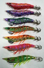 DUEL Yo-Zuri EZ-Q Cast Dartmaster Cast Plus 3.5 Egi Squid Jig Lot of 7 Japan No