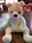 TY Beanie Baby Mellow Tie-dye Bear Plush Doll Stuffed Animal Vintage NWT