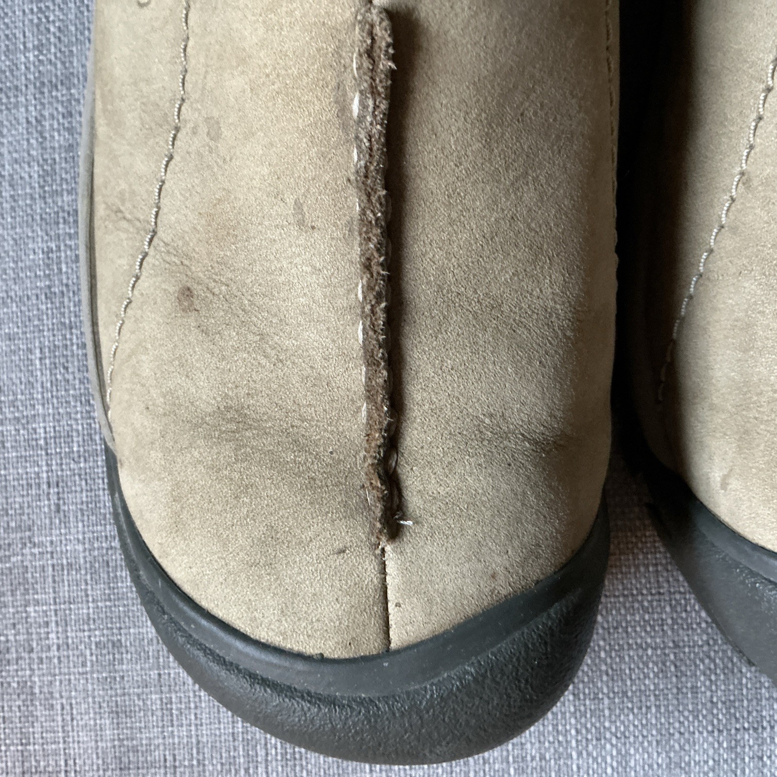 Scarpe slip on Keen Kaci in pelle marrone da donna taglia 10