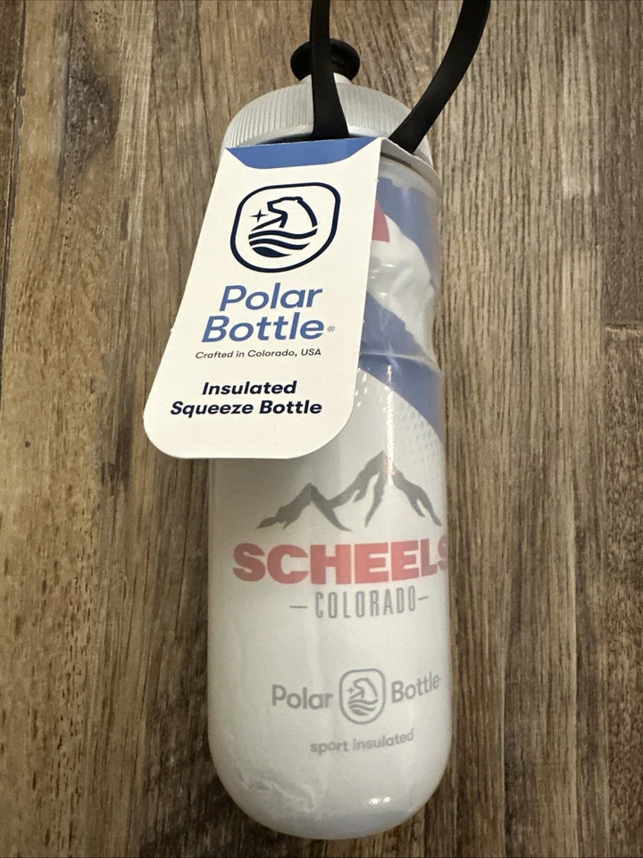 Scheels Colorado Insulated Polar Squeeze Bottle Leak Proof BPA Free 20 Oz NEW - Image 3 of 4