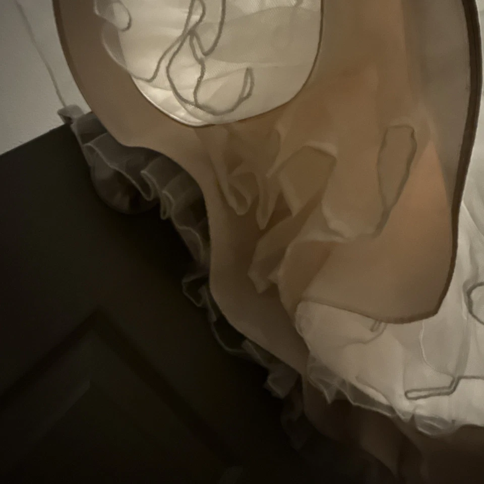 Vestido para niñas JOAN CALABRESE by Mon Cheri con volantes con flores, talla 8 Foto 4 de 4