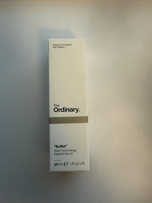 The Ordinary Buffet Peptide Serum Hydration Fine Lines Fragrance Free 1 fl oz