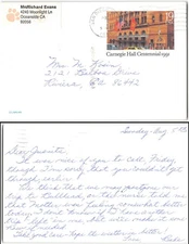 US #UX154 San Diego CA to Riviera CA, 1991