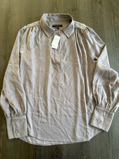Banana Republic Women's Lilac Long Sleeve Blouse Size M NEW with Tags