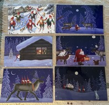 Gnome Village by Lewis & Irene Collection Place Mat - 6 Laminated Scenes