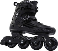 Black Color Professional Inline Skates Unisex Model for Training and Competition