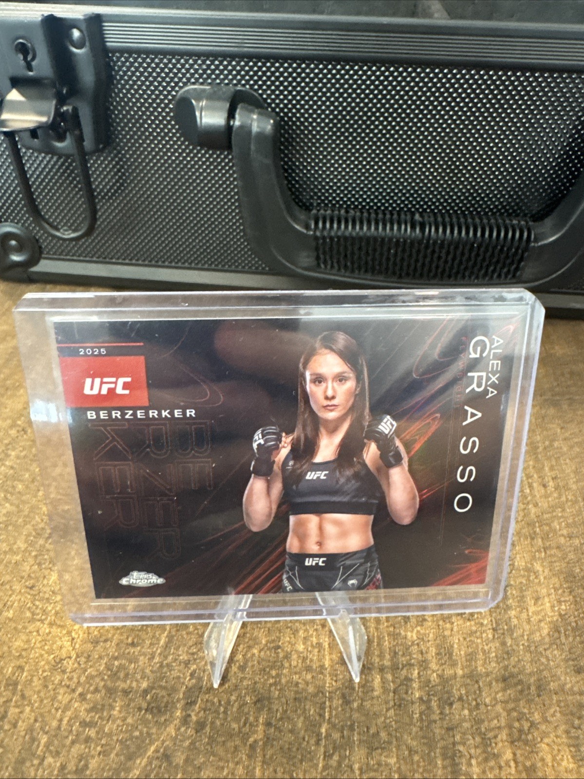 2025 TOPPS CHROME UFC ALEXA GRASSO BERZERKER #BZK-1 CASE HIT SSP