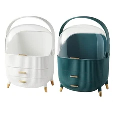 Makeup Organizer Skincare Organizers - Cosmetic Display Case - Transparent Cover