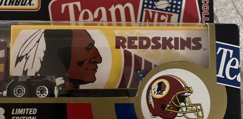 1993 Matchbox NFL Washington Redskins Tractor-Trailer 1/97 - Neu in OVP - Bild 3 von 4
