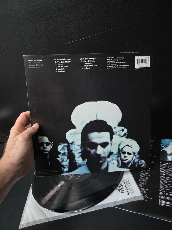 Depeche Mode Ultra Lp Vinyl OG 1997 1st Europe Press W/Hype/Insert VG+/EX Wax - Image 4 of 4