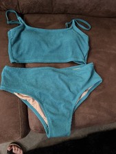 Teal Two Piece Bikini Size Large