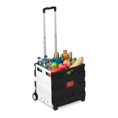 Einkaufstrolley Einkaufswagen Klapptrolley Transportwagen Faltbox 50 Liter