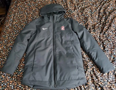 Nike Men's Down 550 Fill Parka Hoodie Jacket Black Mens Medium Deep Pockets