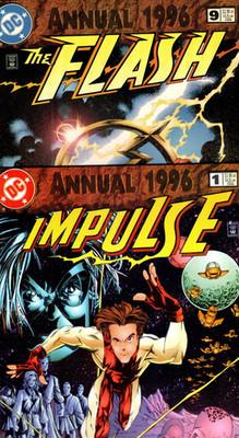 FLASH ANNUAL 9  IMPULSE ANNUAL 1   DEAD EARTH!  MARTIAN MANHUNTER!  NM (9.4) Avg