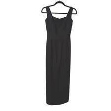 Vintage Watters and Watters black square neck long dress