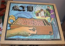 Vintage Space Tilt Game Original Box Pacific Game Co Wood Game