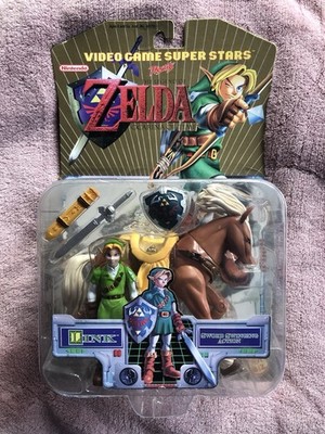Sehr seltene Zelda Link Ocarina of Time Action Figur ORIGINAL