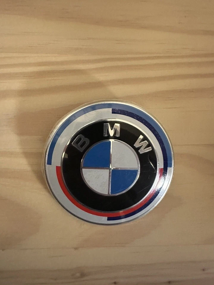 82mm Replacement Fit for 50TH B-M-W Hood Emblem Badge Roundel 51148132375 Foto 4 de 4