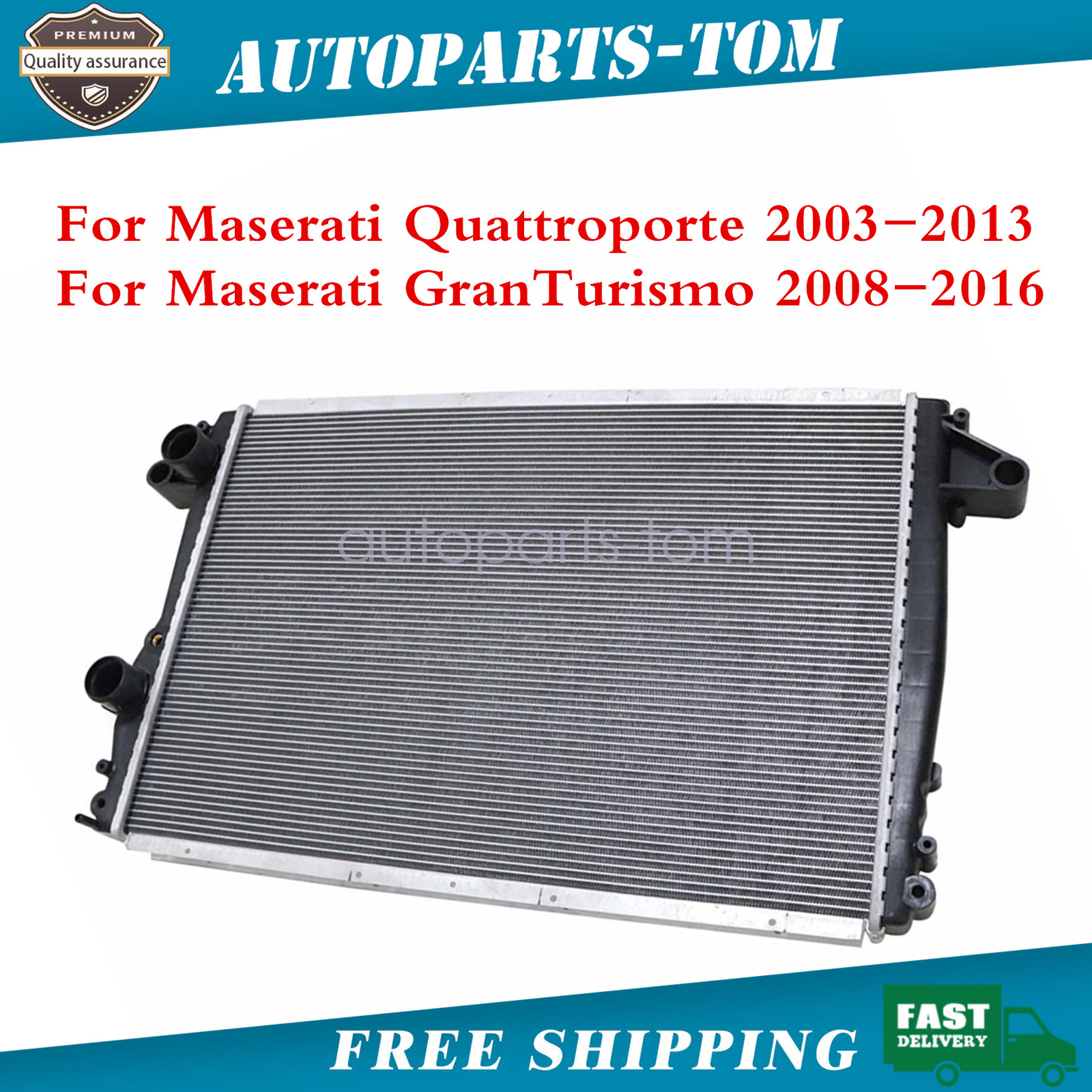 Radiator Cooling Water Replacment 223561 for Maserati Granturismo 2008-2016