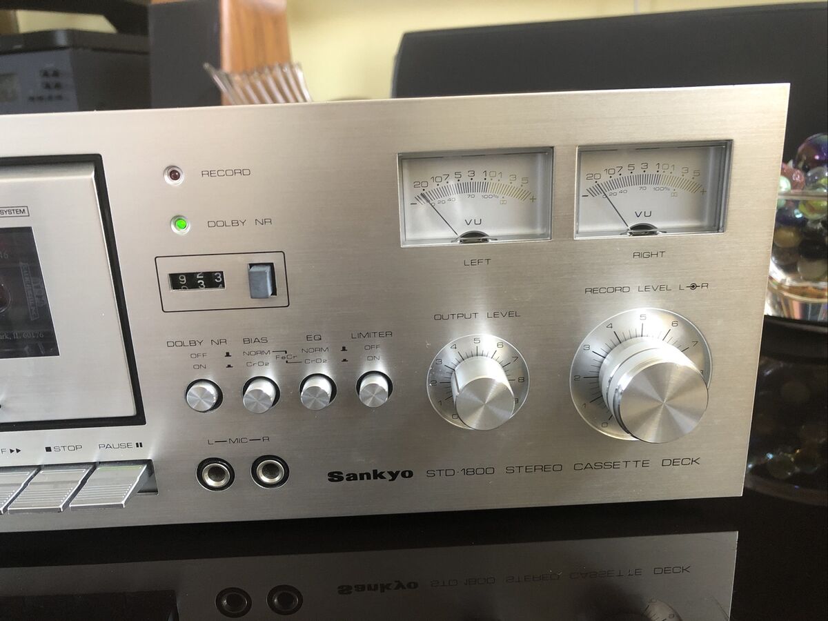 Sankyo STD-1800 Stereo Cassette Deck Player