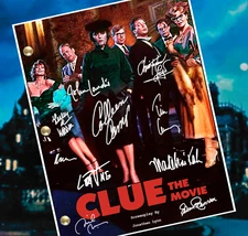 Clue Movie Autographed Signed Script Reprint Tim Curry Christopher Lloyd