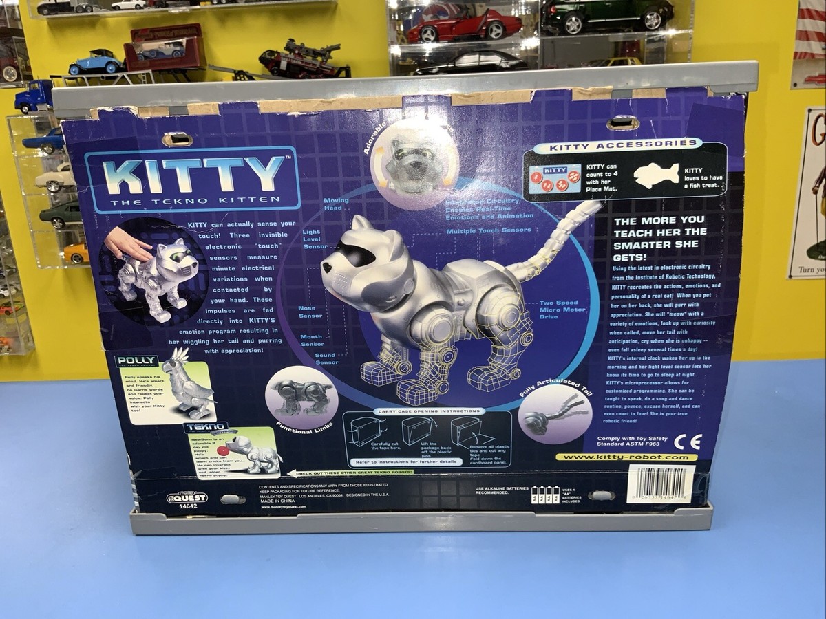 Kitty The Tekno Kitten Robot by Manley Toy Quest * for sale