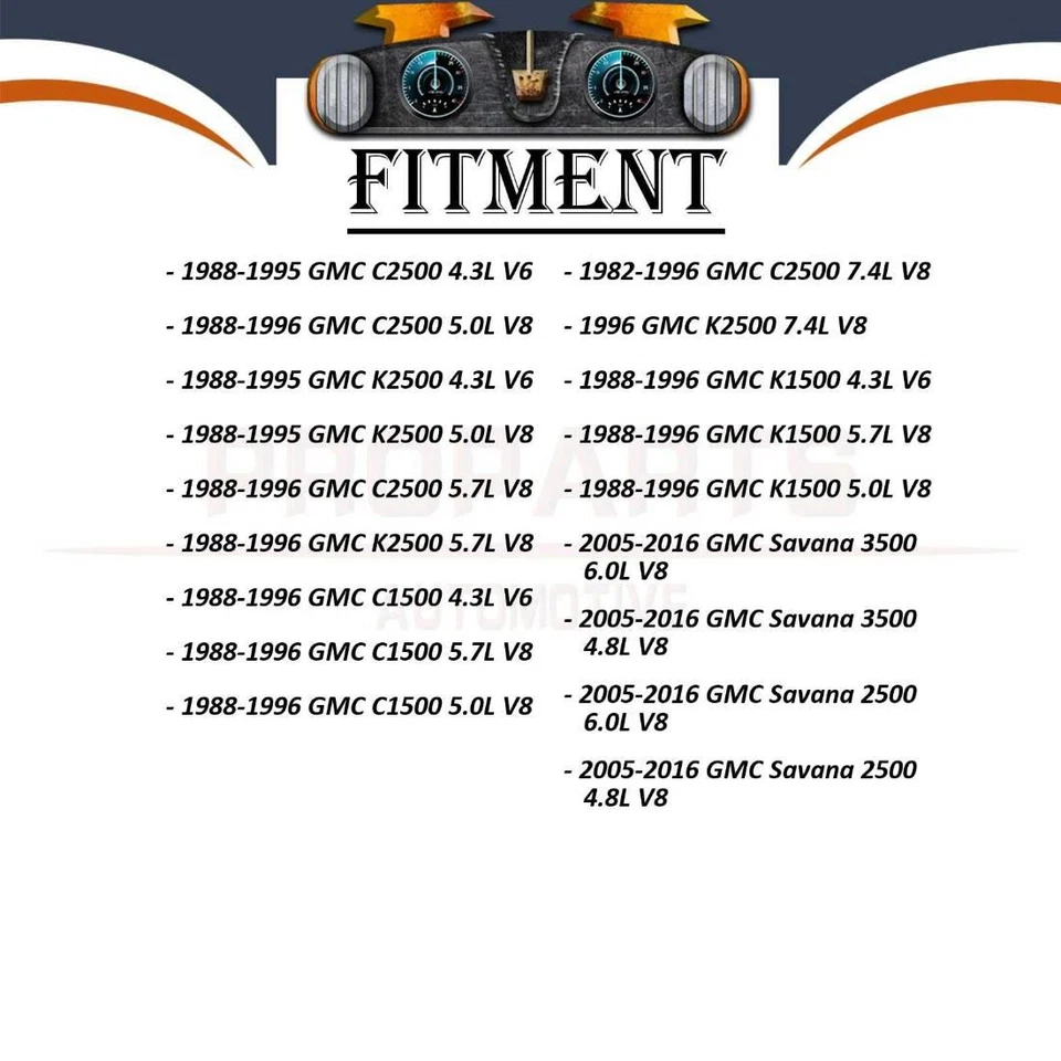 Насос гидроусилителя руля 1 шт для 1999 2000 2001 2002 GMC Savana 2500 6,5 л - Изображение 2 из 4