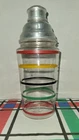 Vintage 1930s Anchor Hocking Banded Ring Cocktail Shaker