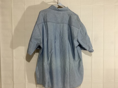 Carhartt Shirt Men’s XL Blue Chambray Short Sleeve Button Down Work Chore Farm - Picture 5 of 17