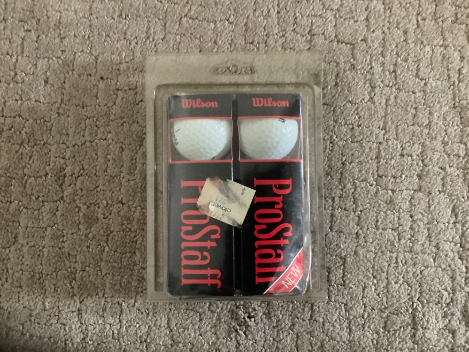 Golf Balls Wilson Prostaff (Pack of 6) Surlyn Covered White (Vintage