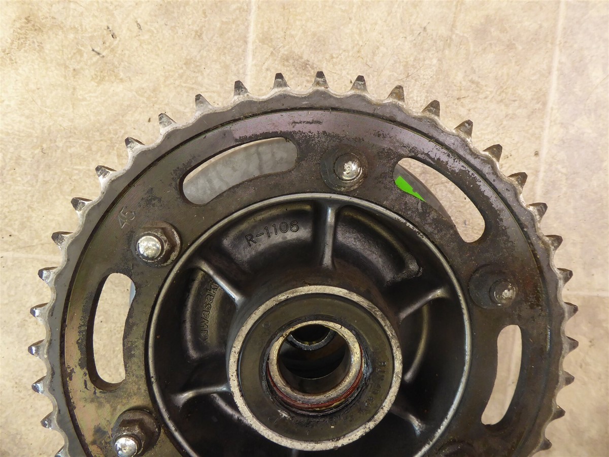 1990 Kawasaki ZX1100 Ninja K771) rear wheel sprocket and carrier