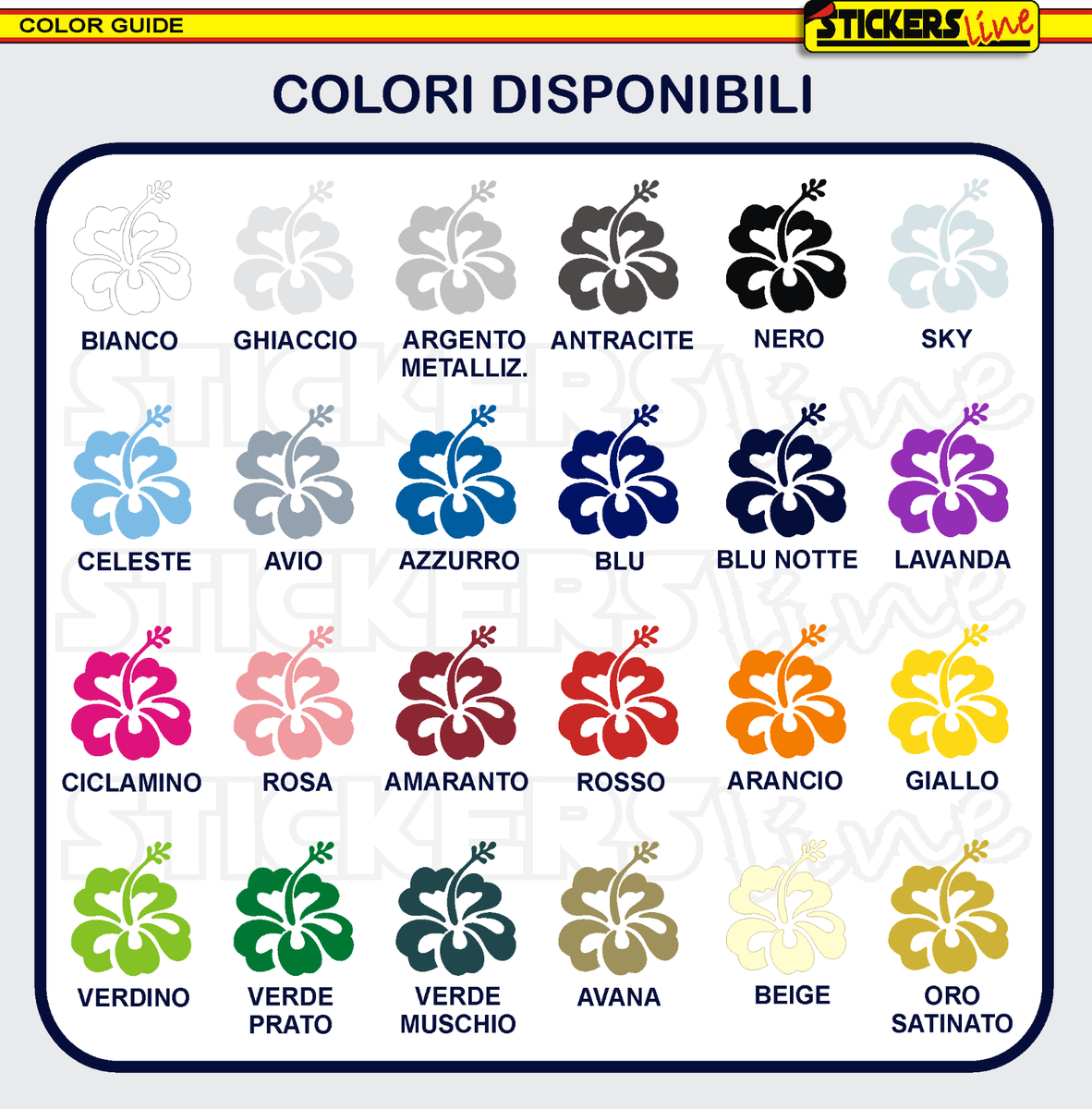 Adesivi Stickers Midi Fiori Rosa 35 x 25 cm