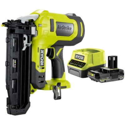 Ryobi ONE+ 16 Gauge Finish Nailer Kit (1x 18V R16GN18-120  R16GN18-0 UK