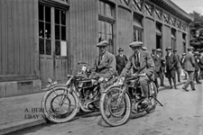 Sunbeam 500cc factory racers Alec Bennett La Hay 1922 French Grand Prix photo