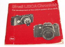 Small LEICA Chronicle the development of the Leica system since 1914 to 1980