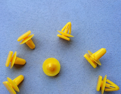20x Verkleidung Clips Befestigung Klips Halter universal 9mm  gelb 363