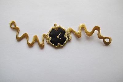#2216 Trim Fringe, Watch Embroidery Iron On Applique Patch