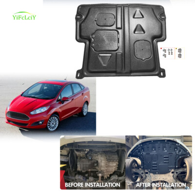 Front Skid Plate For Ford Fiesta 2011-2019 Impact Resistant Engine Guard Cover