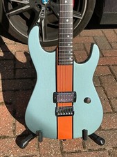 Feline guitar - handmade in UK - Superstrat style - 22 Fret Gulf colours